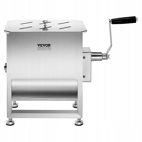 VEVOR 30L MANUAL MEAT MIXER POWERFUL STAINLESS STEEL BLENDER