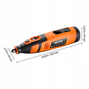 VEVOR 119-PIECE CORDLESS ROTARY TOOL KIT DC12V