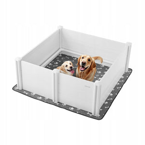 VEVOR PUPPY PLAYPEN 122X122X46 CM PLASTIC LARGE DOG PEN