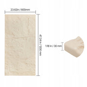 VEVOR 3D WALL PANELS SET OF 4, 120X60 CM, PU, NATURAL IMITATION