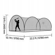 PROFESSIONAL BASEBALL BATTING CAGE NET VEVOR 678 X 370 X 240 CM STRONG