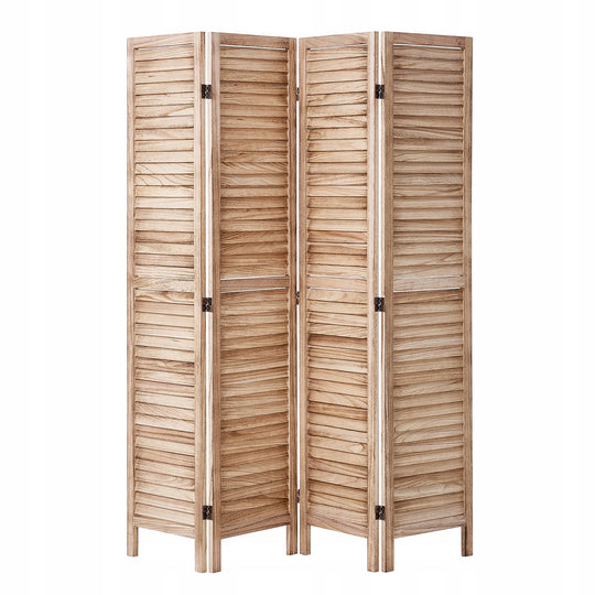 VEVOR 4-PANEL WOODEN FOLDING ROOM DIVIDER SOLID EUROPEAN