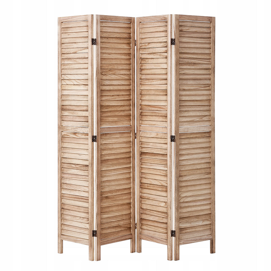 VEVOR 4-PANEL WOODEN FOLDING ROOM DIVIDER SOLID EUROPEAN