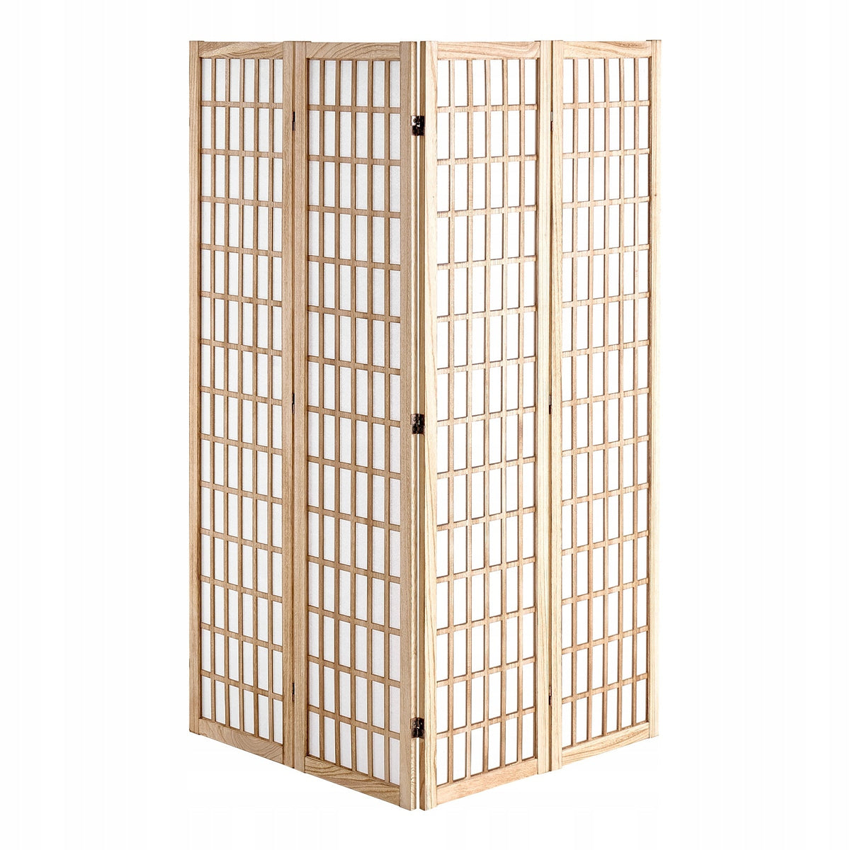 VEVOR 4-PANEL 360 JAPANESE FOLDING SCREEN SOLID WOOD ROOM DIVIDER