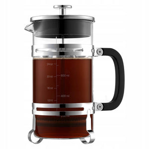 VEVOR FRENCH PRESS 1L GLASS BOROSILICATE BREWER STEEL FILTER