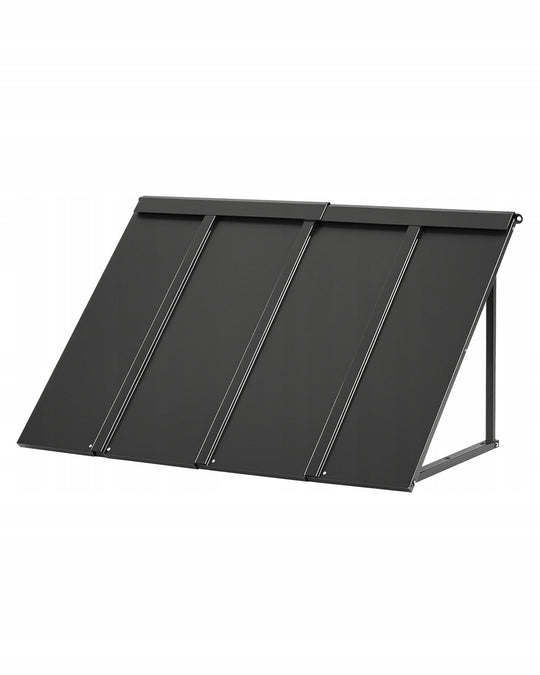 VEVOR WINDOW AWNING 1125X610MM DOOR CANOPY STEEL STURDY STRONG