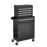 PROFESSIONAL VEVOR 2-IN-1 WORKSHOP TROLLEY WITH 5 DRAWERS AND METAL