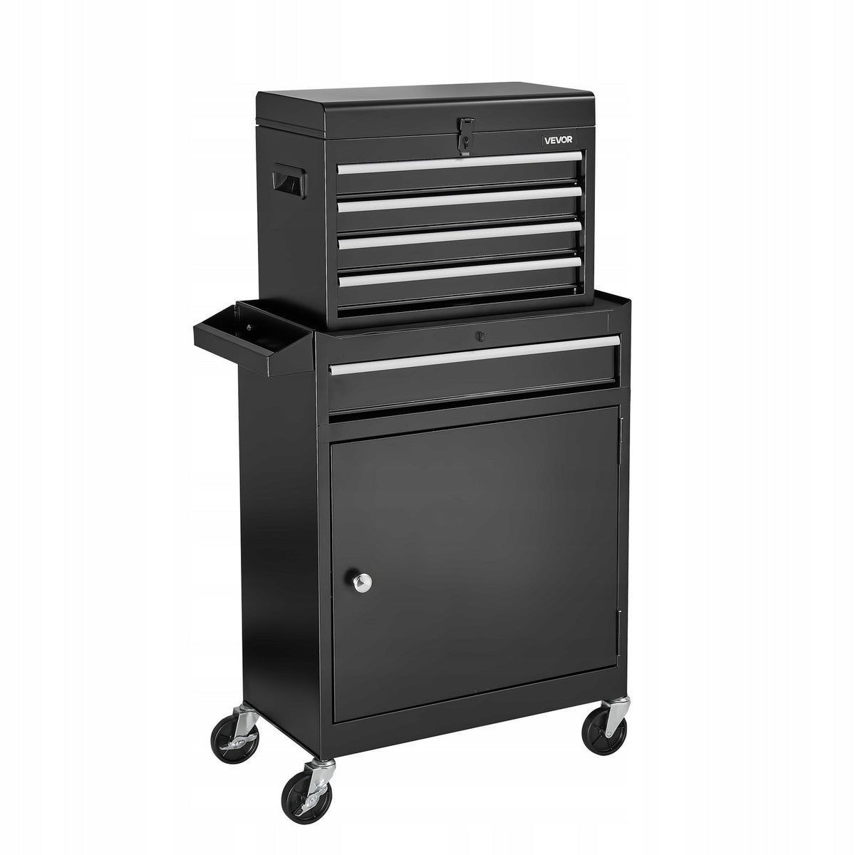 PROFESSIONAL VEVOR 2-IN-1 WORKSHOP TROLLEY WITH 5 DRAWERS AND METAL