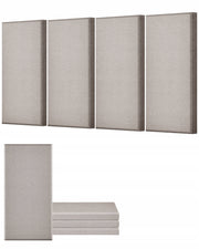 VEVOR ACOUSTIC PANELS 4 PIECES 2 INCH 23.6X12 INCHES STRONG SELF-ADHESIVE