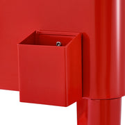 VEVOR 75.71L COOLER CART FOR 50 BOTTLES 110 CANS STRONG RED
