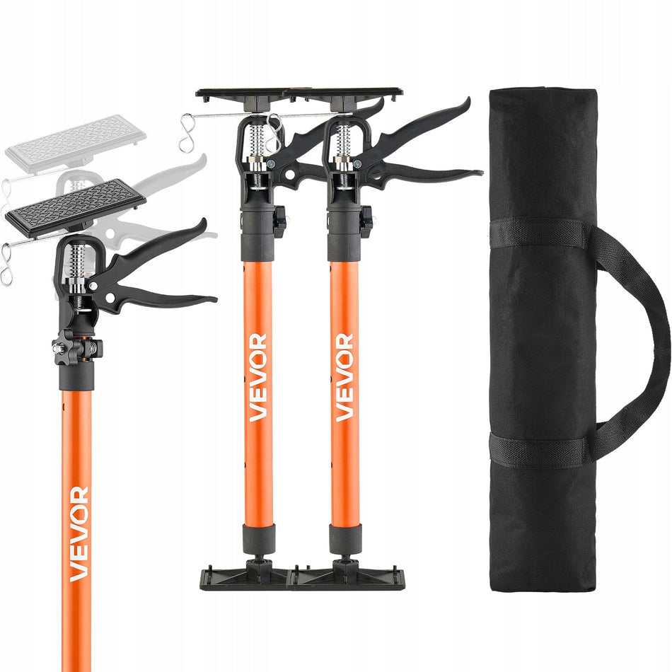 VEVOR ONE-HANDED CEILING SUPPORT 2 PCS TELESCOPIC STEEL STRONG 70KG