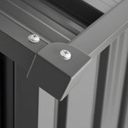 VEVOR METAL TOOL SHED LOCKABLE DOOR 1533X876X1815MM STURDY