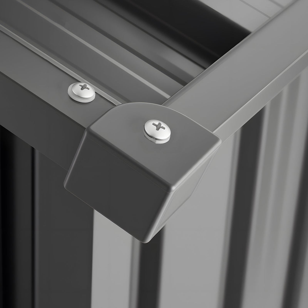 VEVOR METAL TOOL SHED LOCKABLE DOOR 1533X876X1815MM STURDY