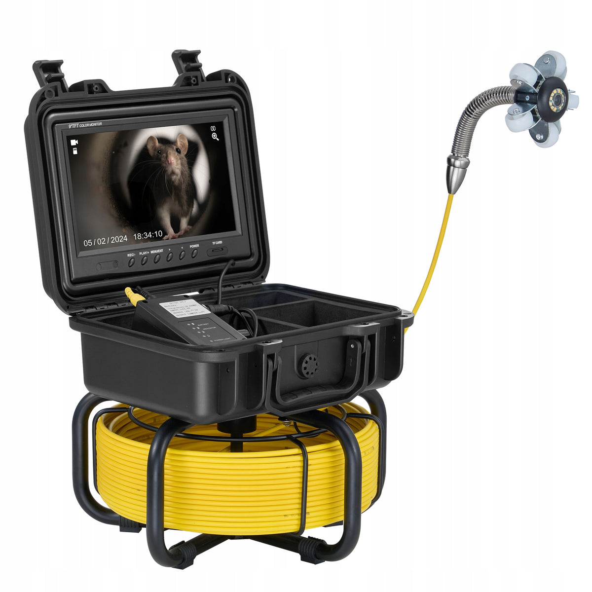 PROFESSIONAL PIPE INSPECTION CAMERA VEVOR 30M SELF-LEVELING 9-INCH HD