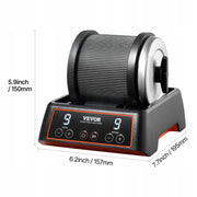 VEVOR STONE POLISHING KIT 9-SPEED STONE POLISHER TIMER