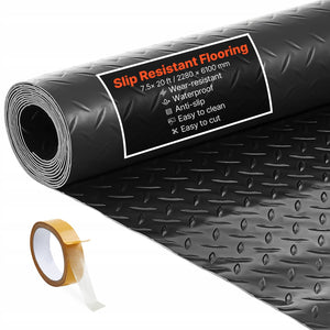 VEVOR GARAGE FLOOR MAT 2280X6100 MM PVC NON-SLIP STRONG EASY