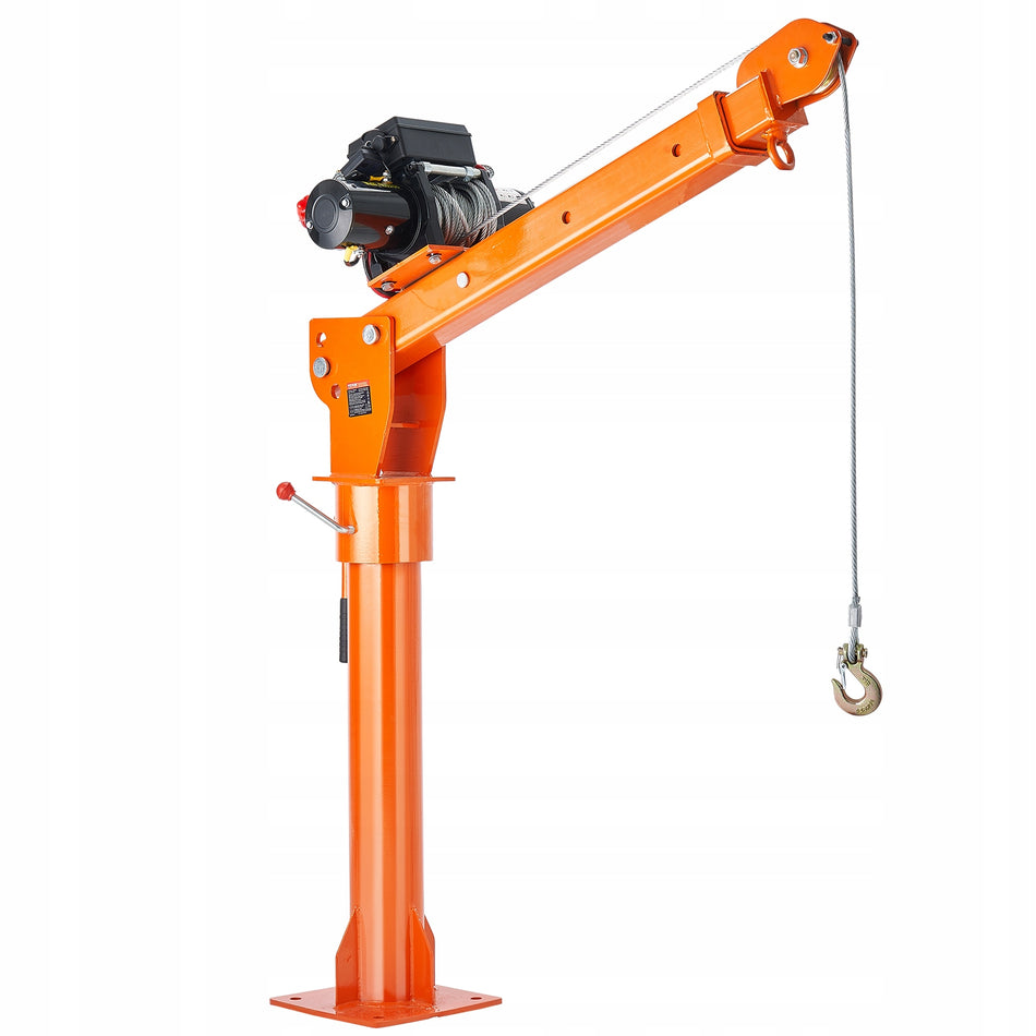 VEVOR ELECTRIC CAR CRANE 998 KG 360 ROTATION ADJUSTABLE BOOM