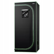 VEVOR 80X80X180 CM GROW TENT GROWBOX 600D HIGHLY REFLECTIVE SOLID