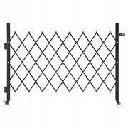 VEVOR PROFESSIONAL FOLDING SECURITY GATE WITH LOCK AND WHEELS