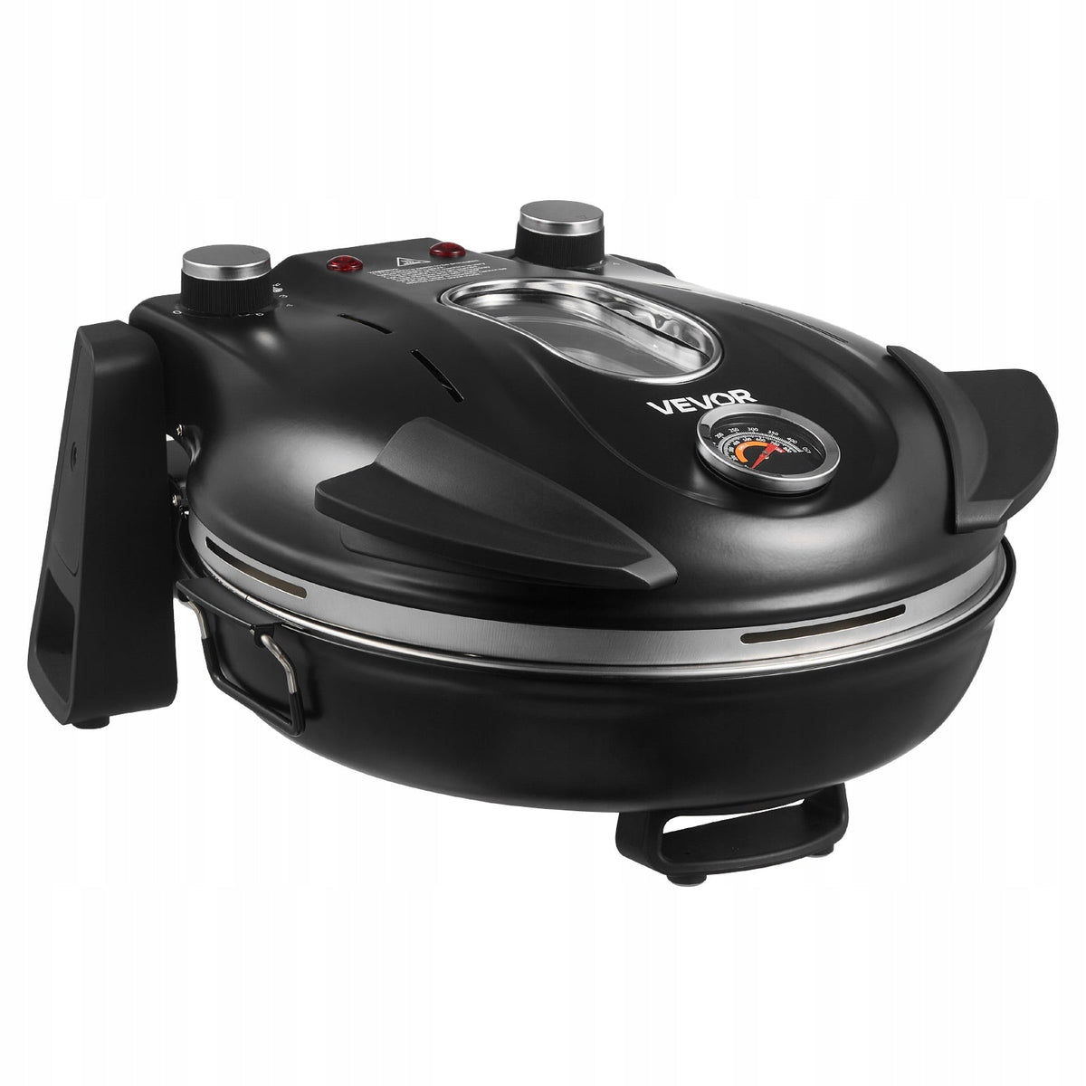 VEVOR 1200W ELECTRIC PIZZA OVEN WITH 12-INCH CORDIERITE STONE