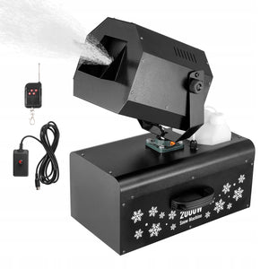 VEVOR Professional Snow Machine 2000W with Remote Control