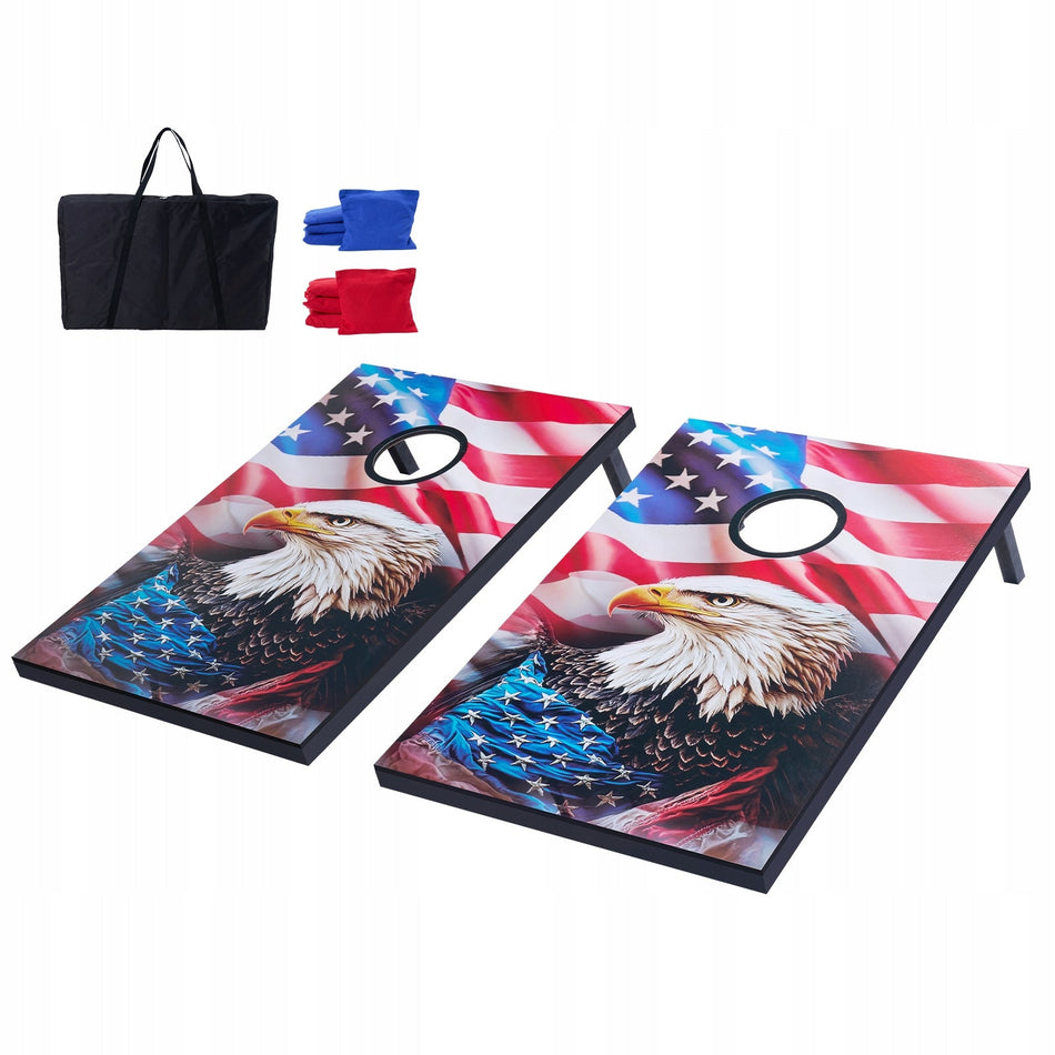 VEVOR CORNHOLE GAME SET 920X600X241 MM MDF WOOD PORTABLE PREMIUM