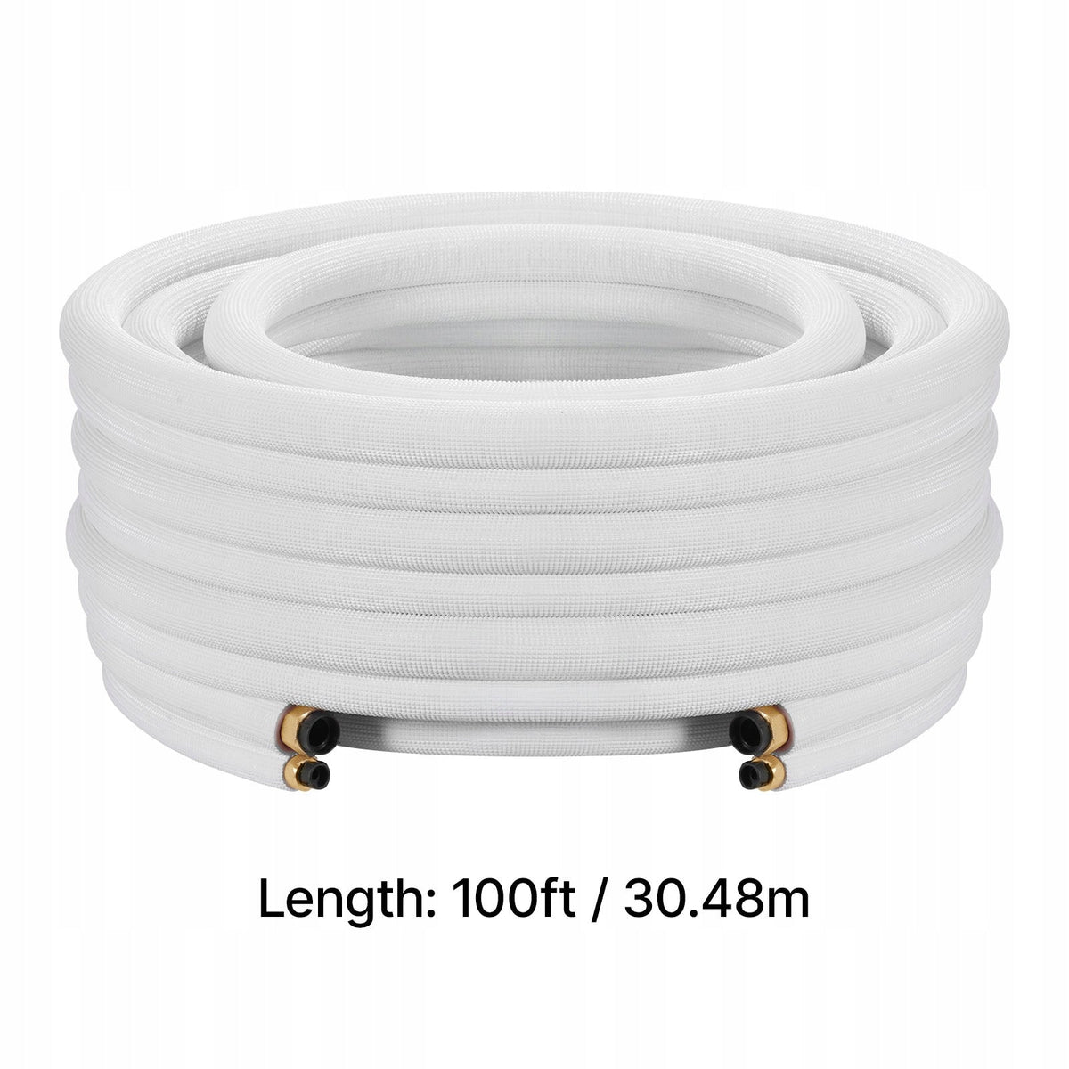 VEVOR 30.48M REFRIGERATION TUBE COPPER 99.9 PURE COPPER PE INSULATION