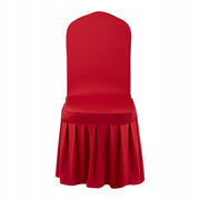VEVOR CHAIR COVERS 30 PCS RED STRETCH WASHABLE FLAT