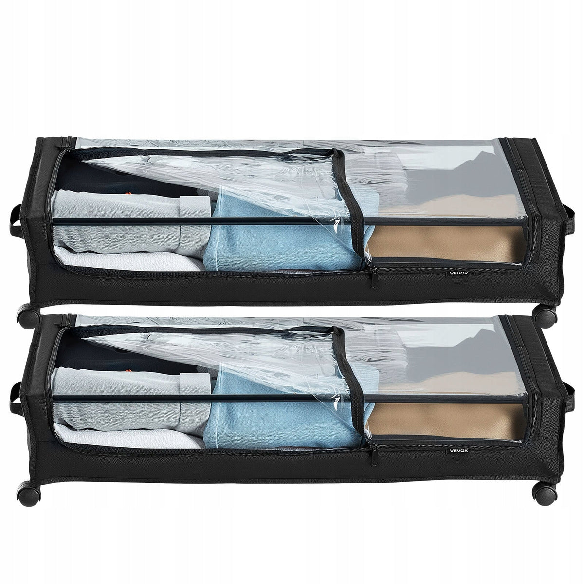 VEVOR UNDER BED STORAGE BAGS 2PCS OXFORD FABRIC STRONG