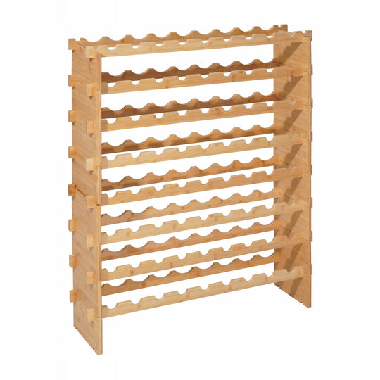 VEVOR MODULAR WINE RACK 72 BOTTLE 8-TIER STURDY AND EASY ASSEMBLY