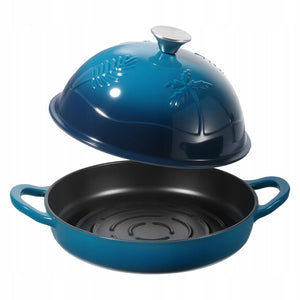 VEVOR CAST IRON ENAMELED DUTCH OVEN 4.7L FOR BAKING BREAD STRONG SOLID