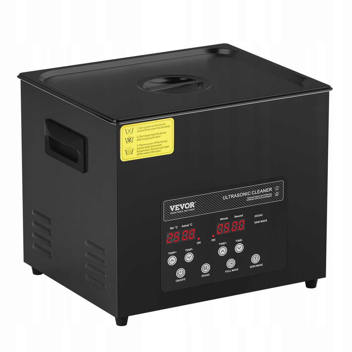 VEVOR 10L ULTRASONIC CLEANER 240W WITH HEATER, TIMER, AND BASKET