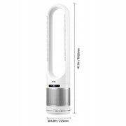 VEVOR 40-INCH 8-SPEED TOWER BLADELESS FAN WITH PREMIUM REMOTE