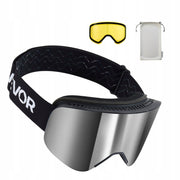 PROFESSIONAL VEVOR FRAMELESS MAGNETIC LENSES SKI GOGGLES