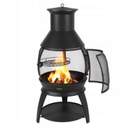 GARDEN FIREPLACE VEVOR CAST IRON STOVE 500X1100MM BBQ GRILL STABLE