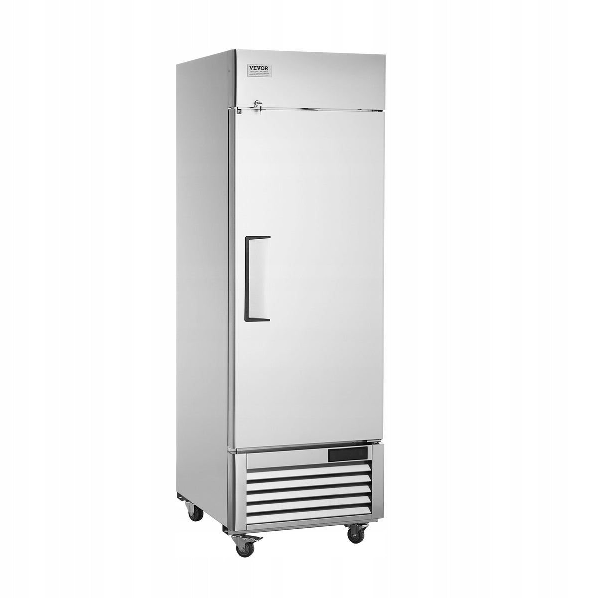 VEVOR 570L SINGLE DOOR COMMERCIAL REFRIGERATOR STAINLESS STEEL DIGITAL