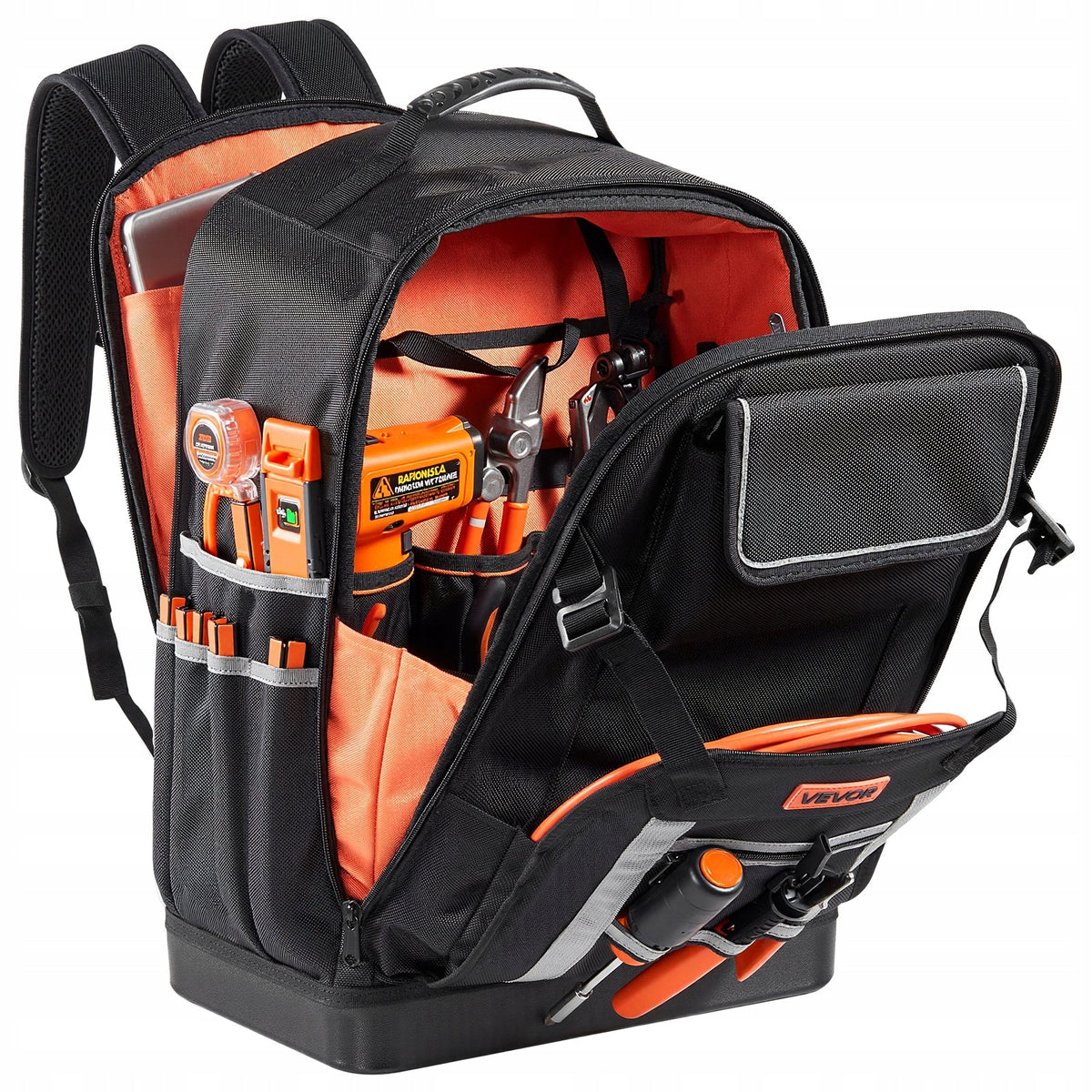 VEVOR TOOL BACKPACK 56 POCKETS STRONG ROBUST COMBINATION LOCK PORT