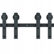 VEVOR 244CM HEAVY-DUTY SLIDING DOOR SYSTEM AND 2-PIECE SHAPE SET