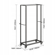 VEVOR HEAVY DUTY CHAIR CART 227 KG CAPACITY FOLDING CHAIR RACK