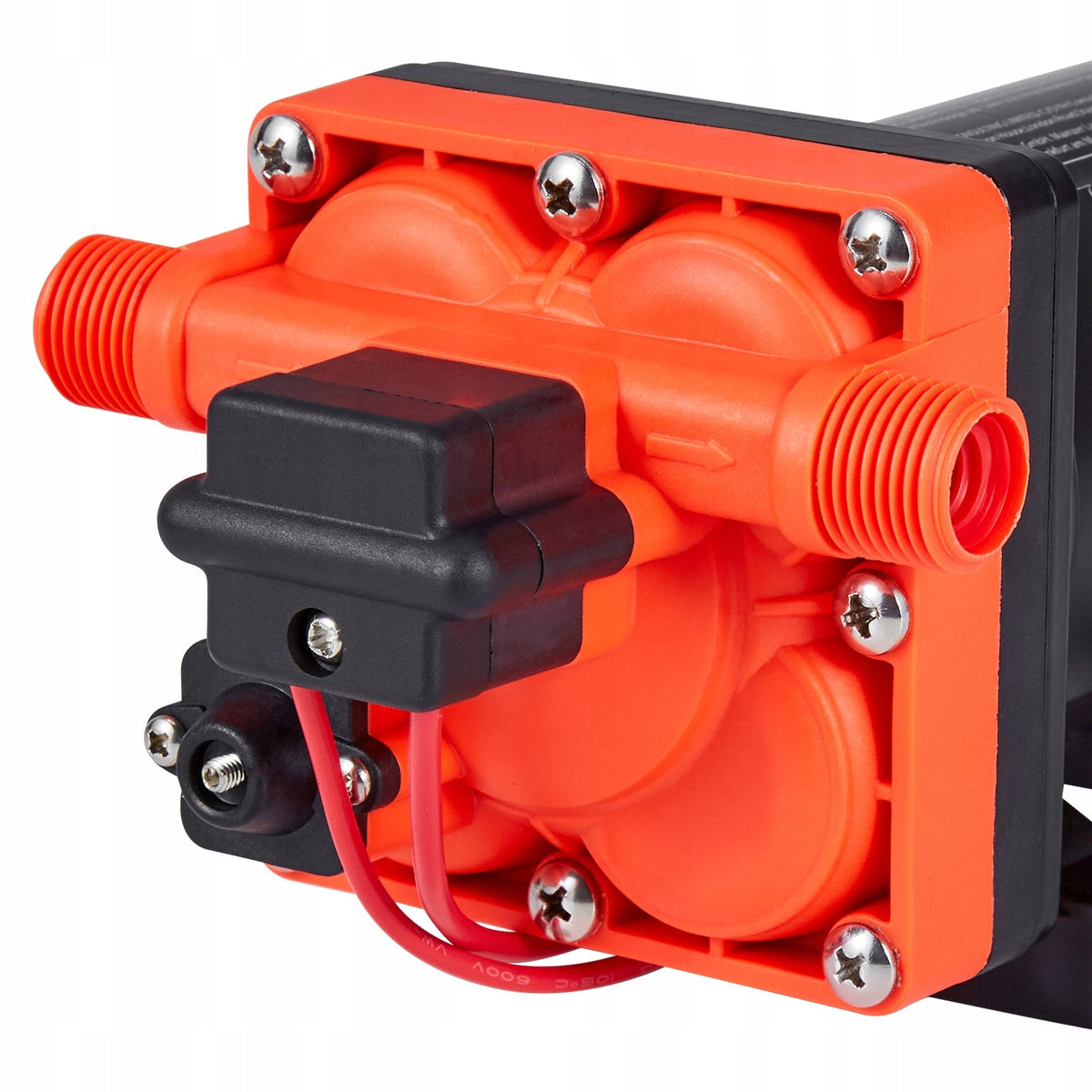 VEVOR 12V DC DIAPHRAGM PUMP 22.7L/MIN SELF-PRIMING 4-CHAMBER