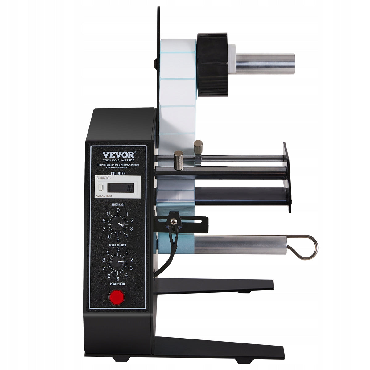 VEVOR AUTOMATIC LABEL DISPENSER 15-125MM STRONG SPEED ADJUSTMENT