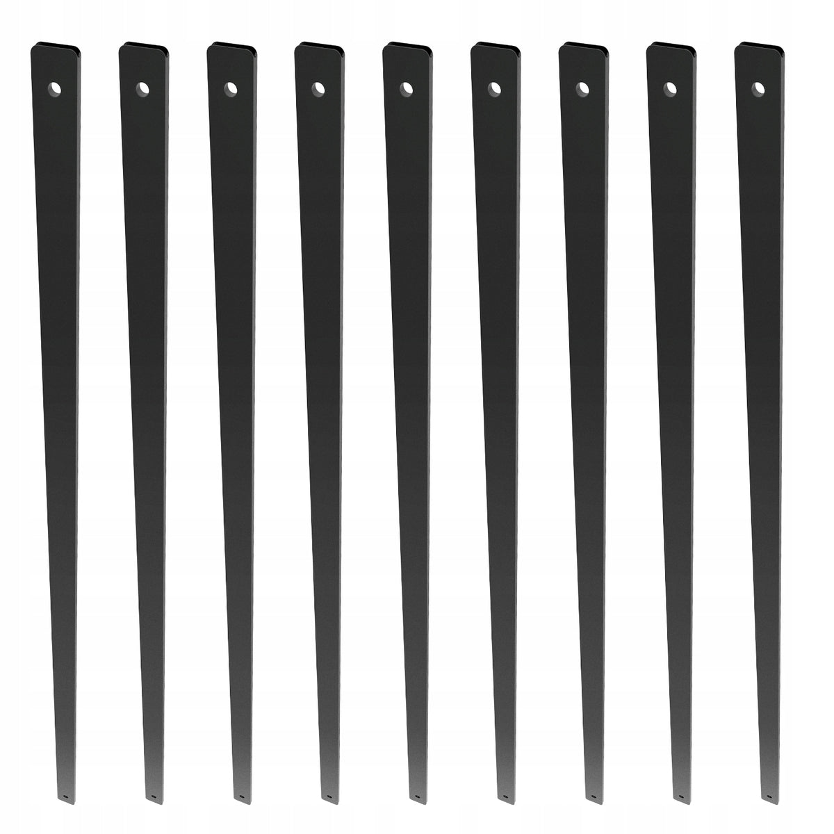 VEVOR METAL STAIR BALUSTERS 72 PCS 25X5.5X965MM FLAT DECORATIVE