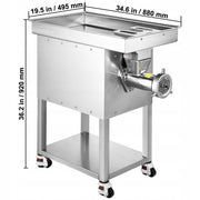 PROFESSIONAL ELECTRIC MEAT GRINDER VEVOR 2200W 10KG MIN