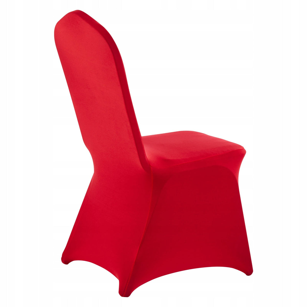 VEVOR CHAIR COVERS 50 PCS WASHABLE ELASTIC RED FOR PARTIES