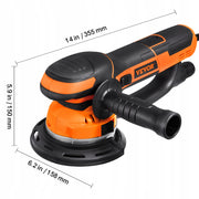 VEVOR 6 INCH 850W 6-SPEED DUAL ACTION RANDOM ORBIT SANDER KIT