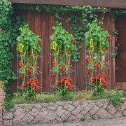 VEVOR Professional Tomato Cages 30x30x117 cm, 5 PCS, Heavy-Duty Steel