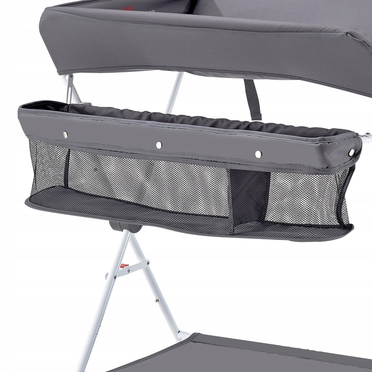 VEVOR FOLDABLE CHANGING TABLE WITH SIDE BASKET, 4-LEVEL HEIGHT ADJUSTABLE