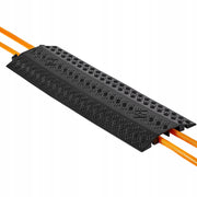 VEVOR CABLE COVER 975 MM HEAVY DUTY 7938 KG AXLE LOAD CAPACITY 2 CHANNELS BLACK