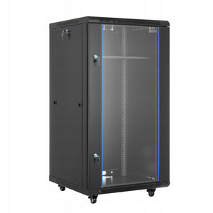 VEVOR 22U SERVER RACK 600MM DEEP HEAVY DUTY 136KG LOAD CAPACITY RACK CABINET