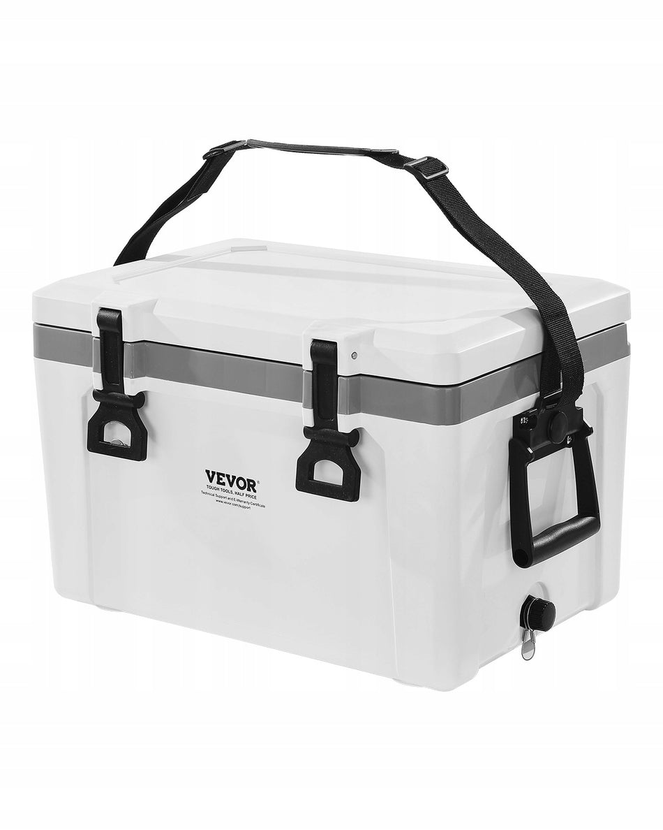 VEVOR PORTABLE TRAVEL REFRIGERATOR 26 QT 38 CANS LIGHTWEIGHT AND POWERFUL